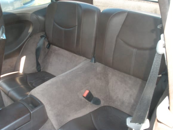 Rear seats are in great shape. The leather really held up all these years.