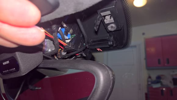 Used the BV trim tool which worked great.  Ran power up A piller (pulled it off)...it was all pretty easy even wth the rear view camera.  WIres do not show anywhere in the install.