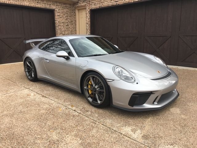 2018 Porsche GT3 - Excellent 2018 GT3 4.0/ Manual - Used - VIN WP0AC2A90JS174919 - 4,900 Miles - 6 cyl - 2WD - Manual - Coupe - Silver - Dallas, TX 75209, United States