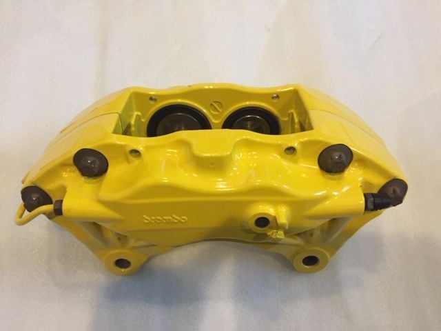 Brakes - BREMBO BRAKE CALIPERS FROM MITSUBISHI EVOLUTION IN YELLOW SET OF 4 CALIPER FR & RR - Used - 2008 to 2016 Mitsubishi Lancer Evolution - Westbury, NY 11590, United States