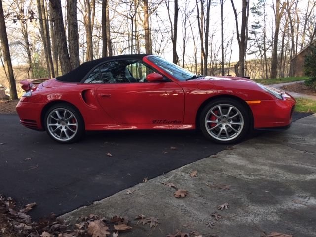 2005 Porsche 911 - 2005 Porsche 911 Turbo Cabriolet - Used - VIN WP0CB29955S675066 - 61,400 Miles - 6 cyl - AWD - Manual - Convertible - Red - Tega Cay, SC 29708, United States