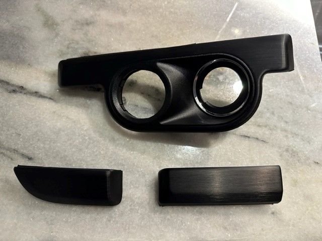 Interior/Upholstery - 991.1 & 991.2 Interior Dash Trim Kit - Black Aluminum - Used - 2012 to 2019 Porsche 911 - 2013 to 2023 Porsche 718 Boxster - 2013 to 2023 Porsche 718 Cayman - Miami, FL 33186, United States