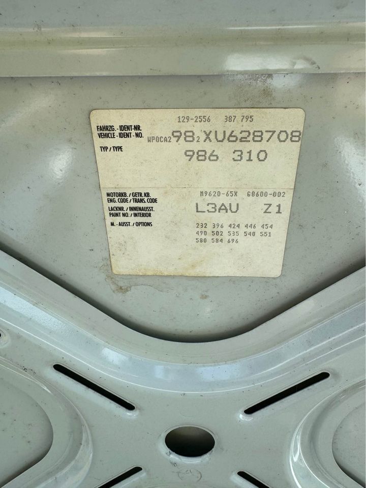 1999 Porsche Boxster - 1999 Porsche Boxster - Used - VIN WP0CA2982XU628708 - 160,000 Miles - 6 cyl - 2WD - Manual - Convertible - White - Port Charlotte, FL 33981, United States