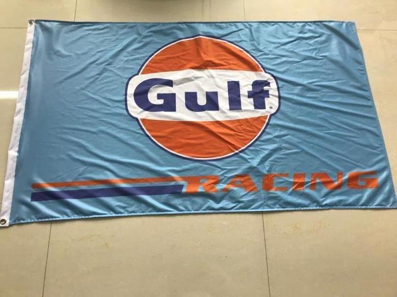 GULF RACING AND MARTINI RACING FLAGS 3FT X 5FT SIZE SALE PRICE 16.90