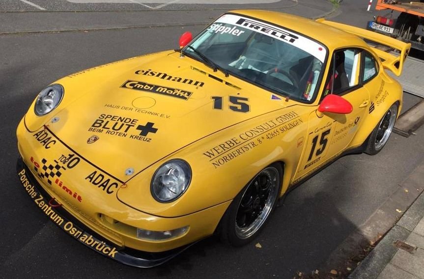 1995 Porsche 911 - Original 1995  993 Cup to limit  Race car - Used - VIN WPOZZZxxxxxxxxx - 6 cyl - 2WD - Manual - Coupe - Yellow - Solingen, Germany