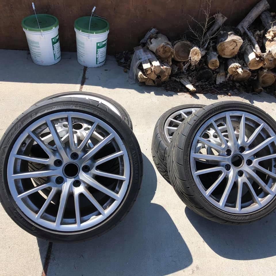 Wheels and Tires/Axles - Selling a set of Porsche sport design wheels with Yokohama tires. - Used - 2006 to 2012 Porsche 911 - Denver, CO 80221, United States