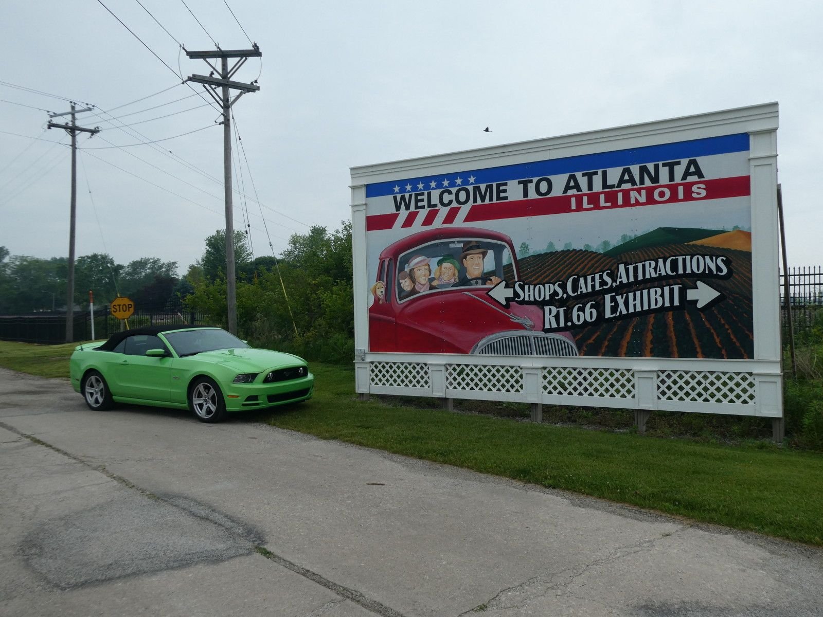 Cool sign in Atlanta IL