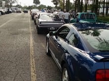 Slight filter, but thought this looked like an amazing shot of the lineup for the drag strip.