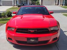 Wayne's 2011 Mustang Convertible Front Side View