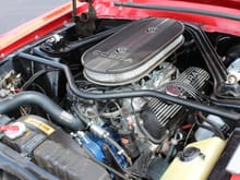 1968 Ford 302 4V-Edelbrock aluminum heads, Comp Cam, Holley 4 bbl. Monte Carlo Bar, Tri-Y headers