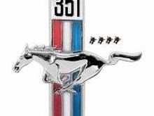 1968 Mustang 351 V8 front fender badge