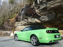 This was as close to the waterfall as you can get now.