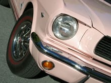 1966 pink coupe headlight