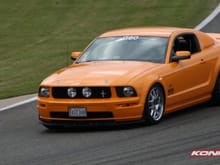 Running Open Track at the Mustang 45th Anniversary
