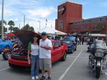 Car Show at East Orlando Harley with both of My Babies!
