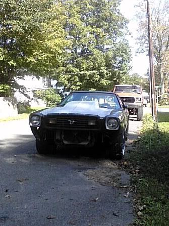 My 500+ HP Mustang II and my Cummins-powered '78 Bronco in the background.
