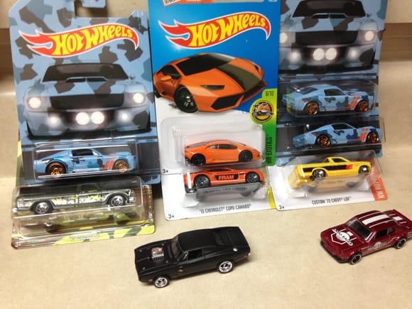 Best day of finds in a very long time! New Hotwheels Camo Series '67 GT500 (Eleanor-ish)