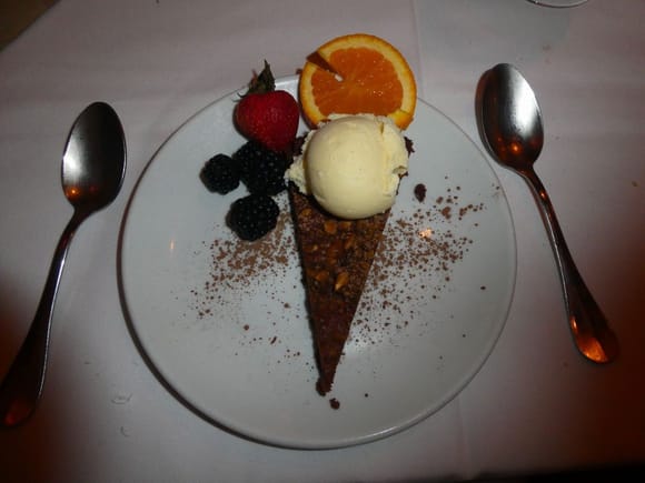Fancy Chocolate Pistachio Torte dessert
