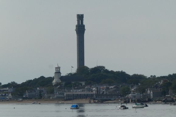 Pilgrim Monument in Provincetown where the Pilgrims landed in 1620.