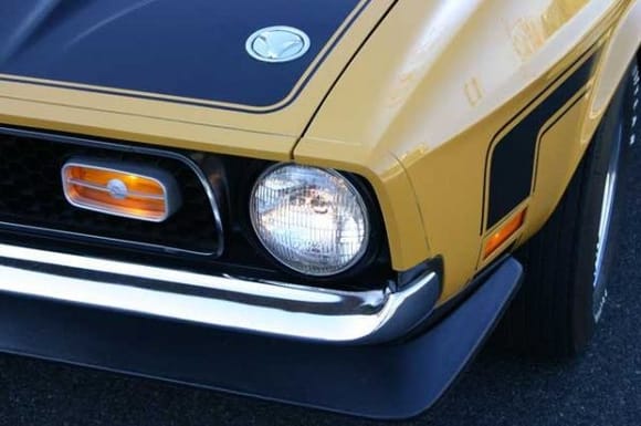 1971 boss 351 headlight