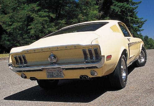 p64791 large 1968 ford mustang cobra jet rear view