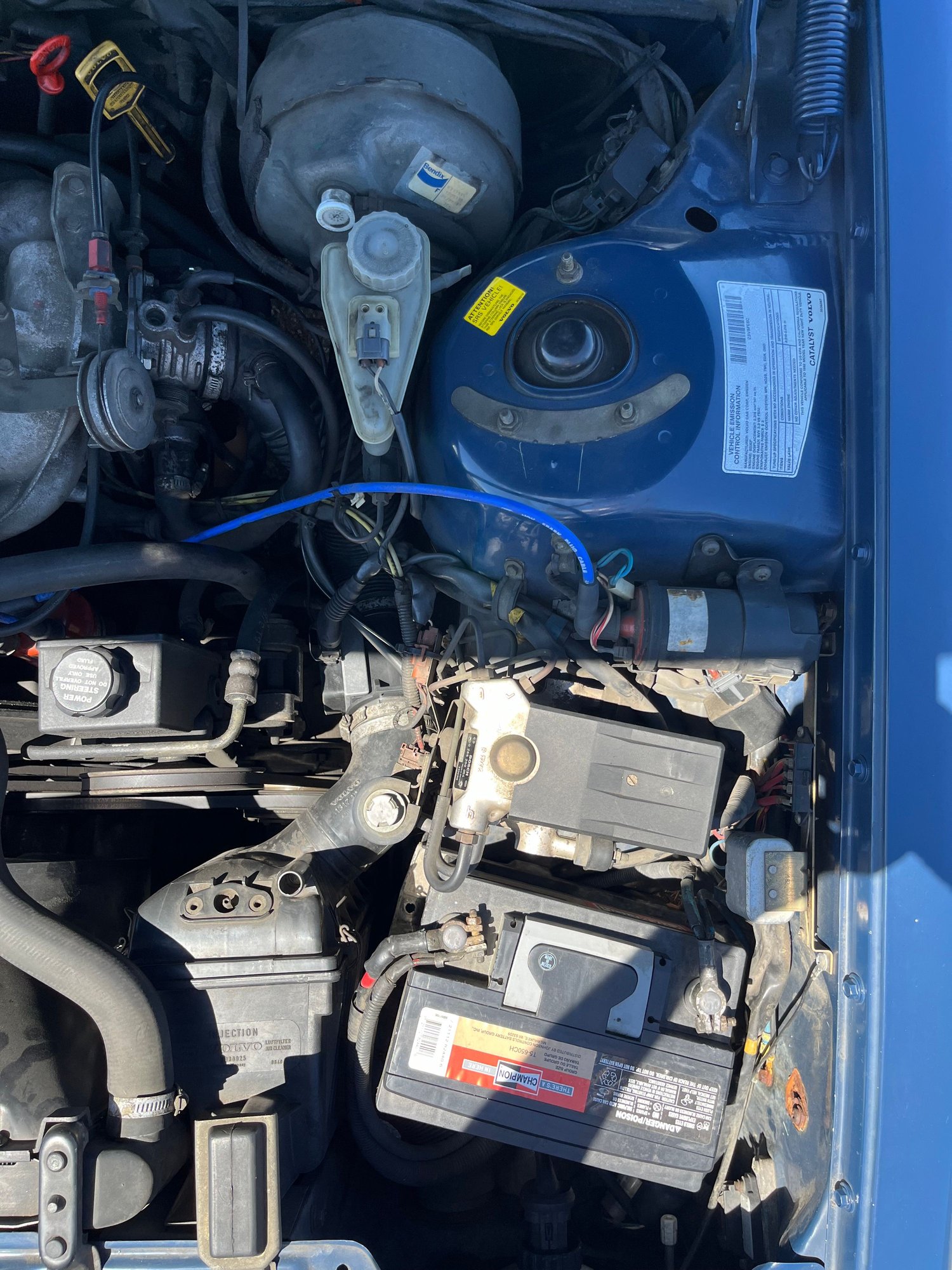 1992 Volvo 240 - 1992 Volvo 240 Sedan Atlantic Blue - Used - VIN YV1AS8813N1477592 - 158,600 Miles - 4 cyl - 2WD - Automatic - Sedan - Blue - Oakland, CA 94608, United States