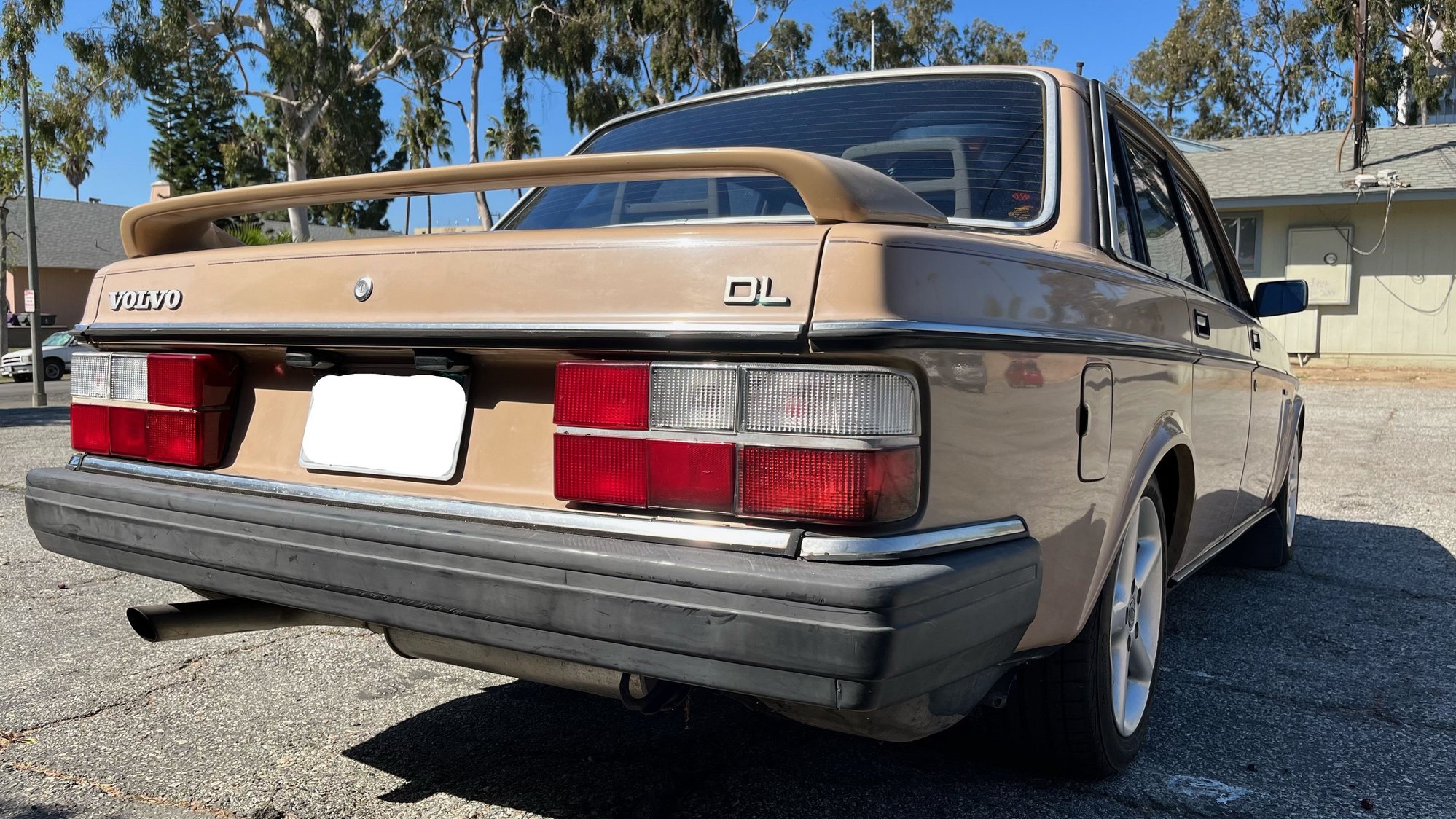 1985 Volvo 244 - Clean Lowered '85 240 DL - Used - VIN 12345678910111213 - 201,000 Miles - 2WD - Automatic - Sedan - Beige - Long Beach, CA 90807, United States