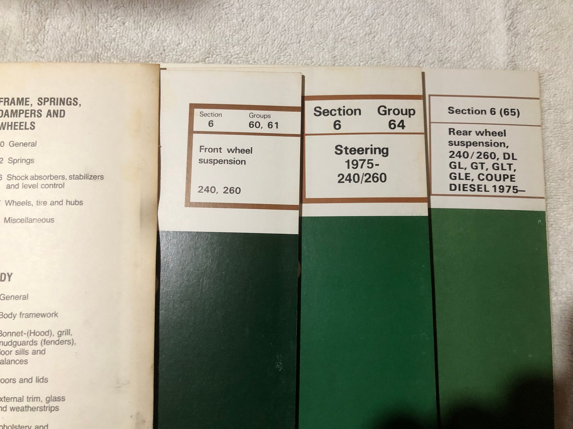 Miscellaneous - ~30 Volvo Gas+Diesel Factory Manuals, 2 Clinton's, 1 Haynes, 2 sets of Museum docs - Used - 1980 Volvo 240 - Stony Brook, NY 11790, United States