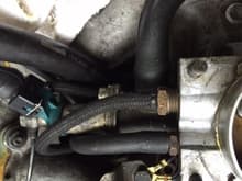 Vacuum hoses off Throttle body from 85 240 Turbo