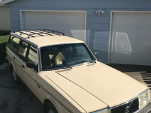My new Volvo 1989 240 wagon estate!  I'm in LOVE!