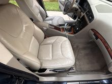 front leather seats