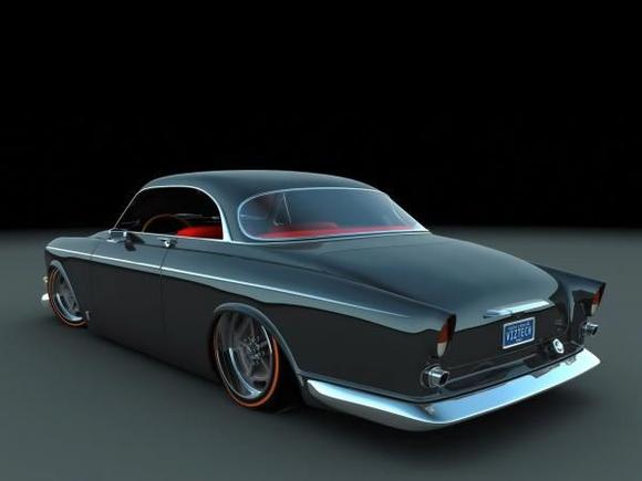 1966 Volvo Amazon Custom Coupe by Bo Zolland Rear Angle 1600x1200