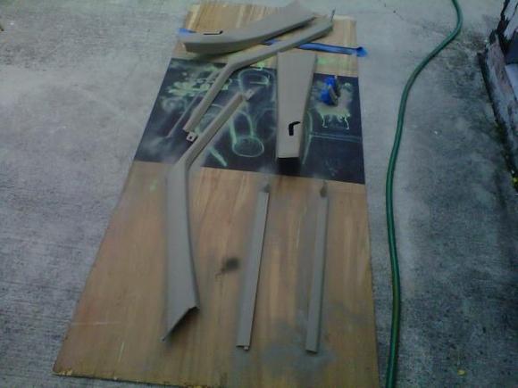 reconstructed using plastic glue and 3000psi plastic epoxy to fix cracks and broken fastening clips