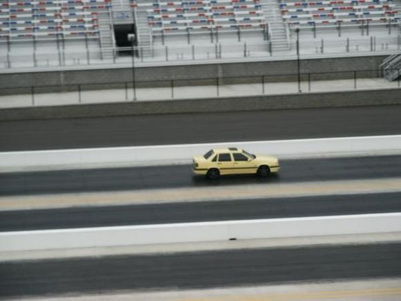 ZMax Dragway Going Down The Track