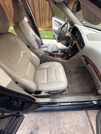 front leather seats