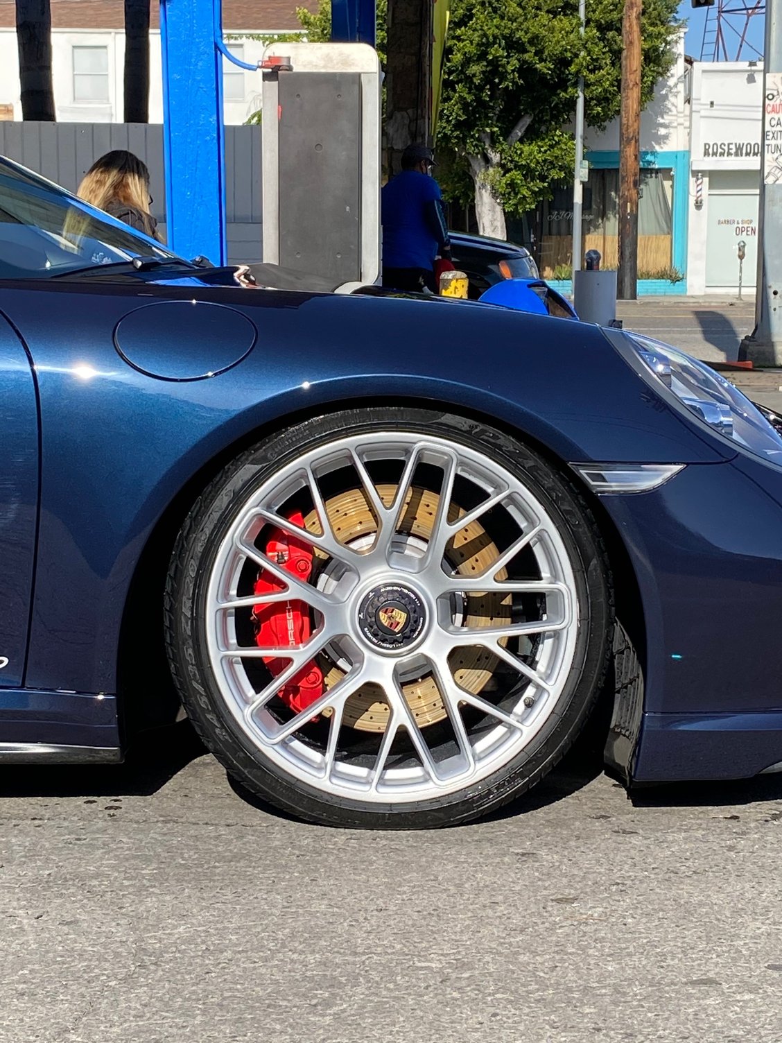 Oem 991 Turbo S Wheels Tires Powder Coated Satin Aluminum 6speedonline Porsche Forum And Luxury Car Resource