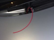 Spoiler drains from the top .