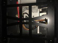 Adapter plate situated on floor. 4 holes ever so slightly off with the frame bolt holes. 