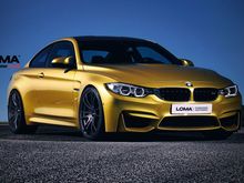 BMW M4 mit LOMA FLOWFORM PLUS Felgen in 20 Zoll.