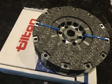 Yes, I went with the triple carbon clutch. It's all boring on the front, but business in the back. I wanted the heavy flywheel for ease of driving purposes. Light flywheels are great until you try to drive them to the grocery store.