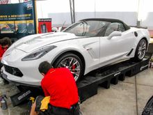 Clear Auto Bra wrapping up this Z06 installation, soon the owner will be ready to hit the road!