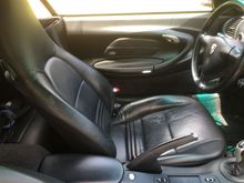 small fade on driver seat, goes away with leather cleaner