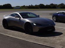Got to say it looks good on a race track, the grille is growing on me, sounds good too.