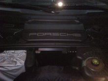 Battery Tray Cover w/ PORSCHE lettering