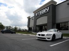 2007 Alpine White / Imola Red Z4M Coupe