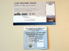 Parking Pass + 4 Day Wrist Band Voucher