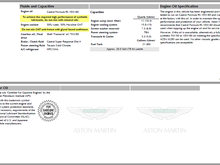Aston Martin Owners Manual MY2006