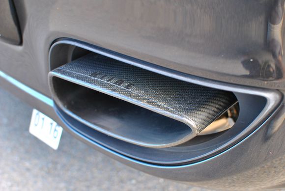 Kline Exhaust System with CF Tips