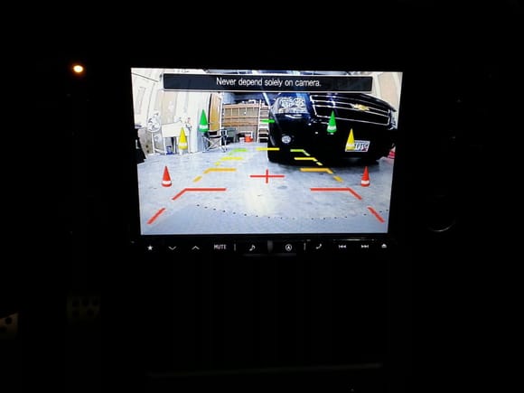 backup camera in action