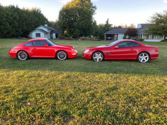 I had no idea Guards Red has so much orange in it until a direct comparison with Mars Red.